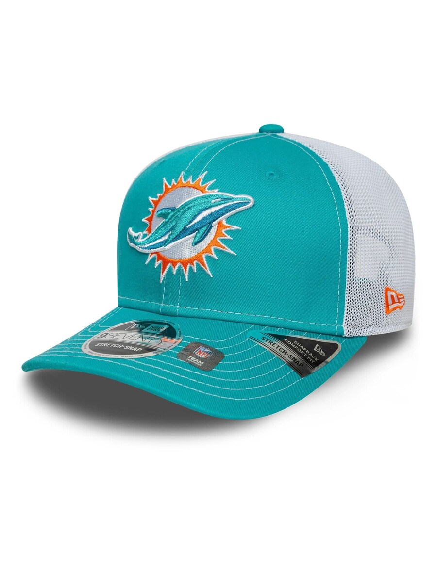 

Спортивная кепка NEW ERA 9SEVENTY Miami Dolphins NFL, бирюзовый