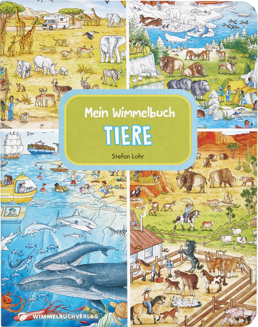 

Подводка для глаз IDEENWELT Wimmelbuch - Tiere