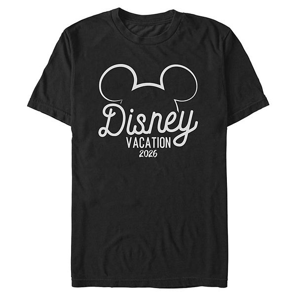 

Футболка с принтом Men's vacation 2026 Disney