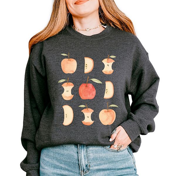 

Футболка с дизайном в виде акварельной яблочной диаграммы Simply Sage Market, Dark Heather, Зеленый, Футболка с дизайном в виде акварельной яблочной диаграммы Simply Sage Market, Dark Heather