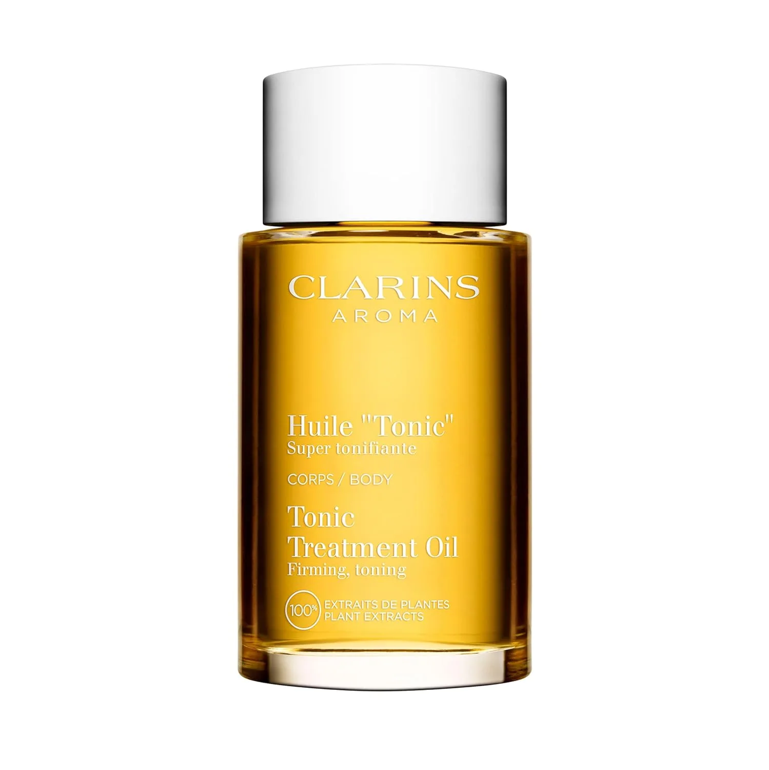 Clarins Tonic Body Treatment Oil для ухода за кожей во время беременности, улучшает эластичность, тонизирует, 100% натуральные растительные экстракты