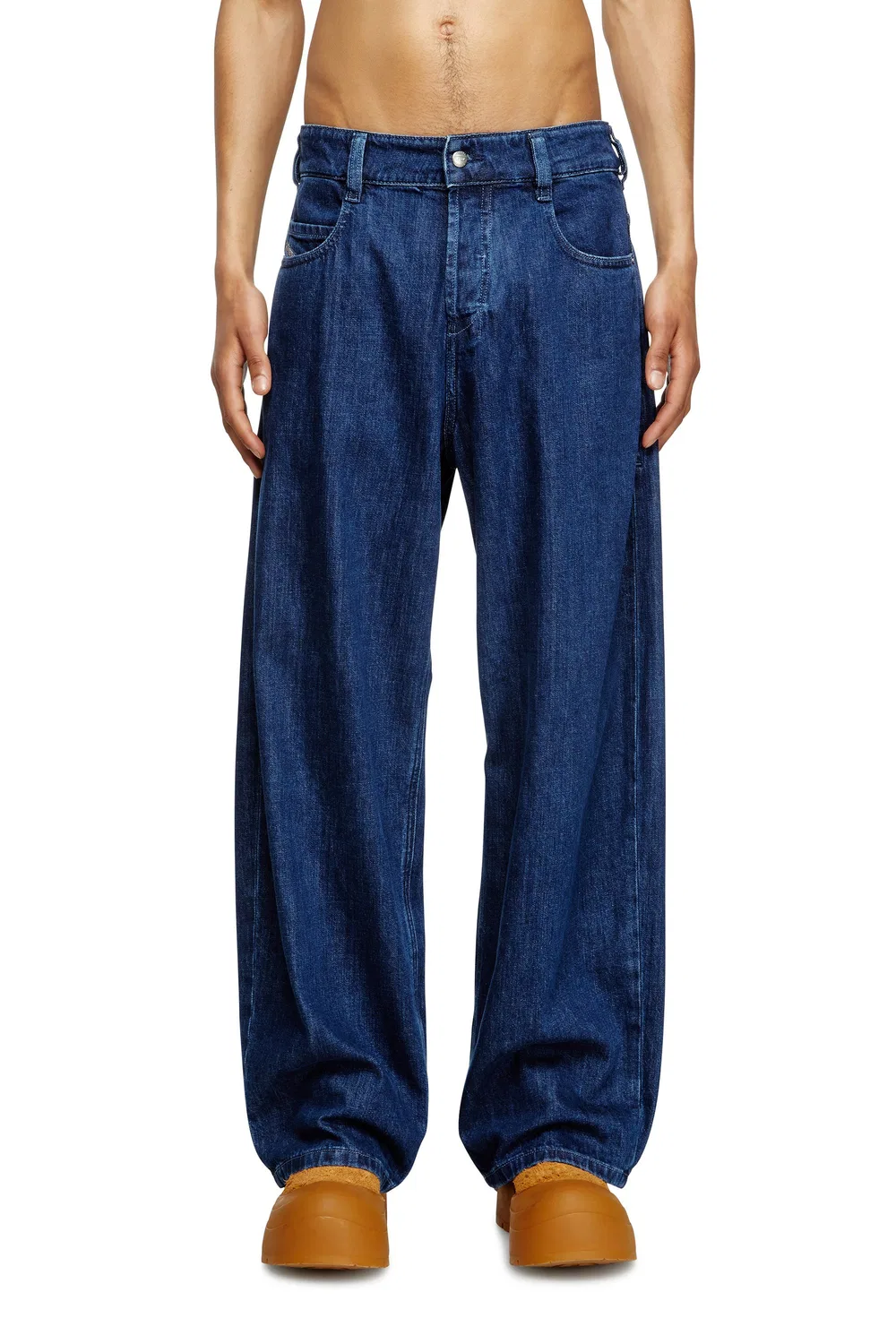 Мужские свободные джинсовые брюки 1997 г. D-ENIM-M L.32 Diesel, Indigo Blue
