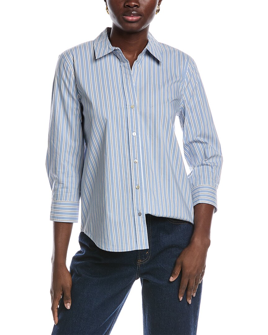 

L'AGENCE Блуза Daniella с рукавом 3/4, синий