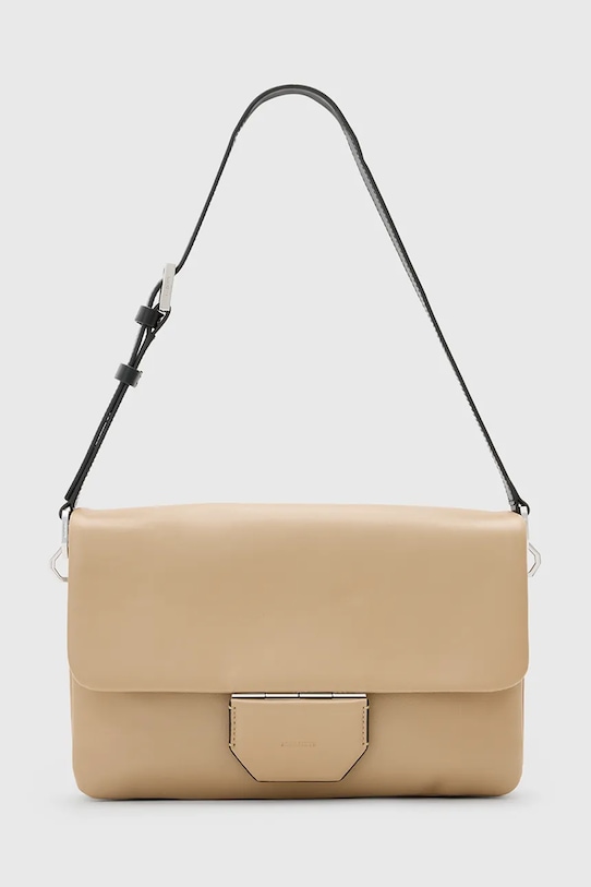 

Кожаная сумка Ondine Allsaints, бежевый