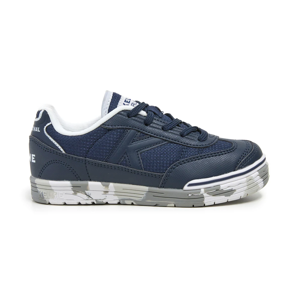 Детские футбольные бутсы Kelme Trueno Lace для зала, темно-синий — фото 2