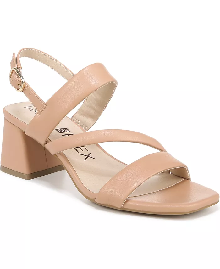 Женские босоножки Celia с асимметричным каблуком LifeStride, коричневый/бежевый