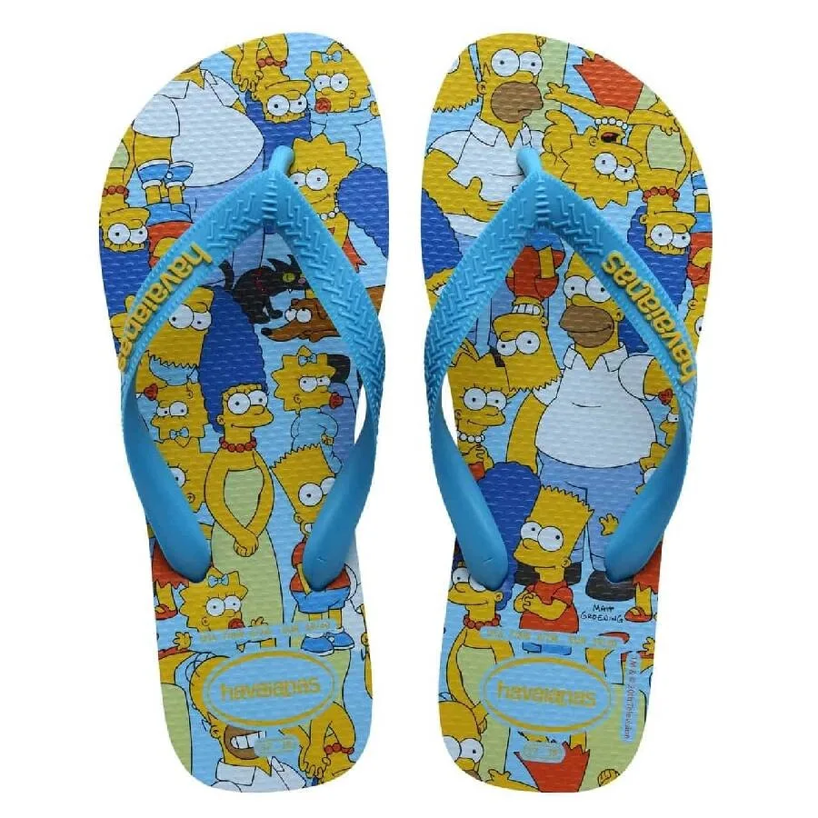 Резиновые шлепанцы Havaianas с графическим принтом Симпсонов, размер бренда 45/46 (US размер M 13) — фото 3