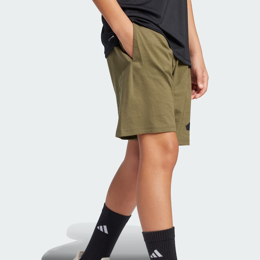 Обычные спортивные штаны ADIDAS SPORTSWEAR Essentials, хаки — фото 4