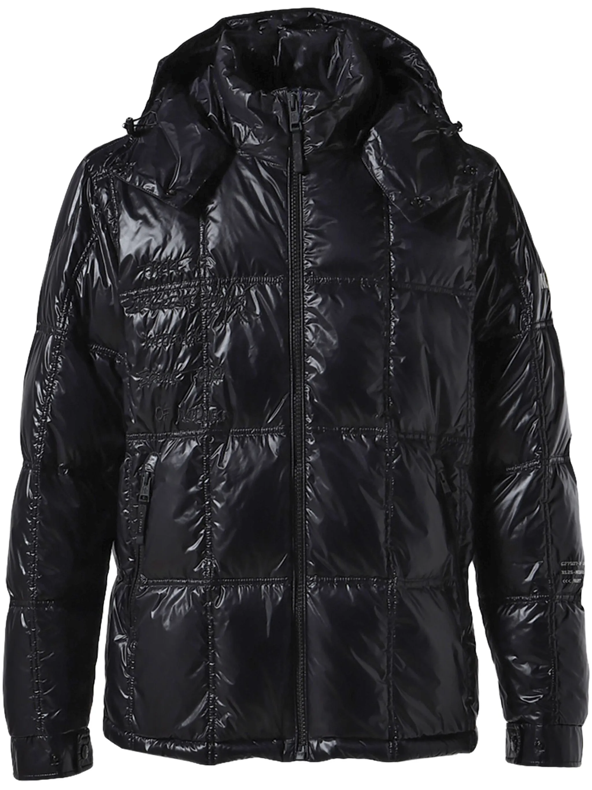 

Короткий пуховик Chaka с капюшоном из коллаборации с FRGMT Moncler, черный