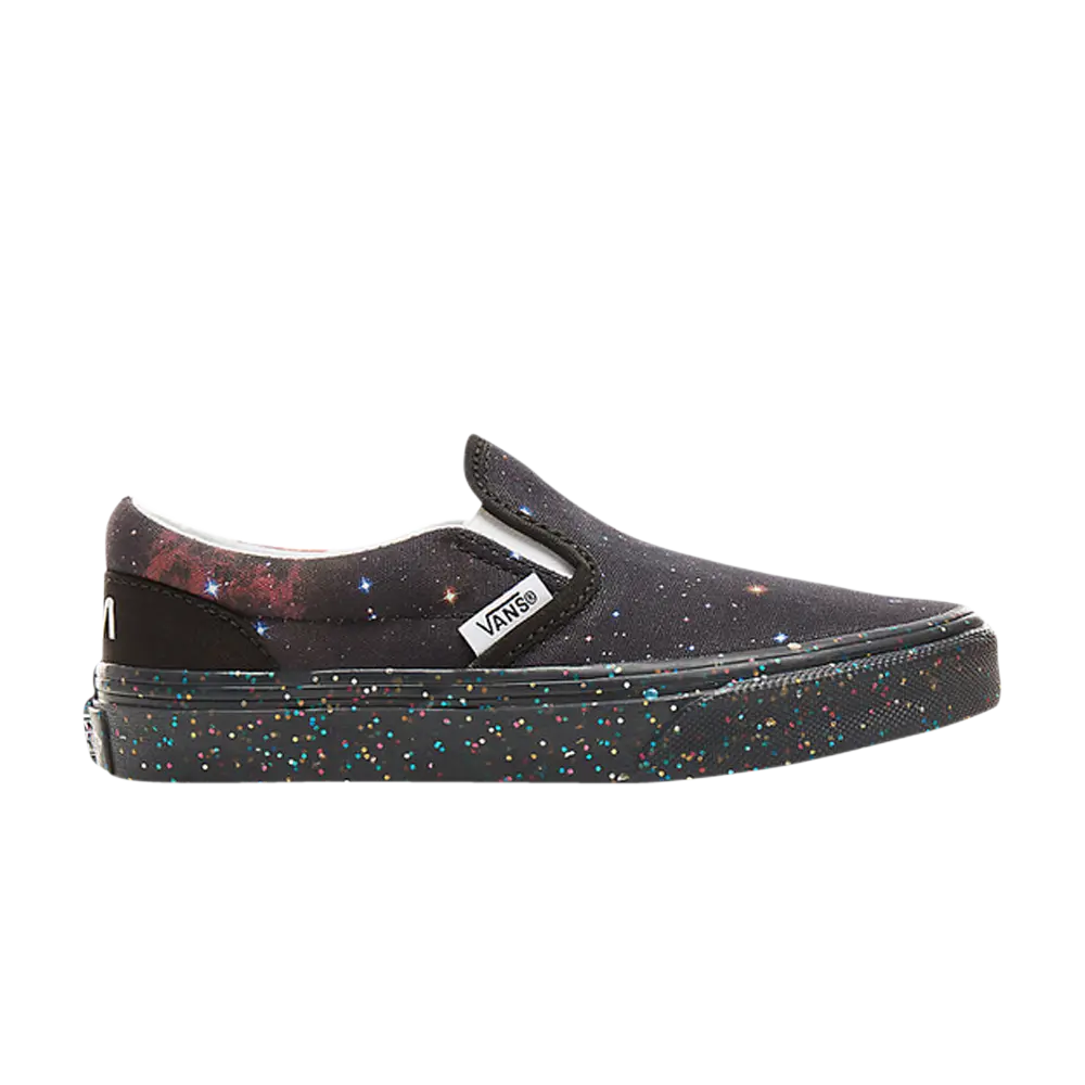 Детские слипоны NASA x Classic Vans, черный