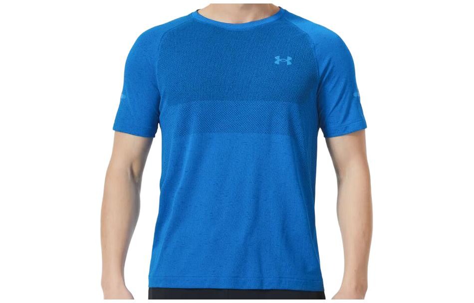 

Футболка мужская темно-синяя Under Armour, темно-синий