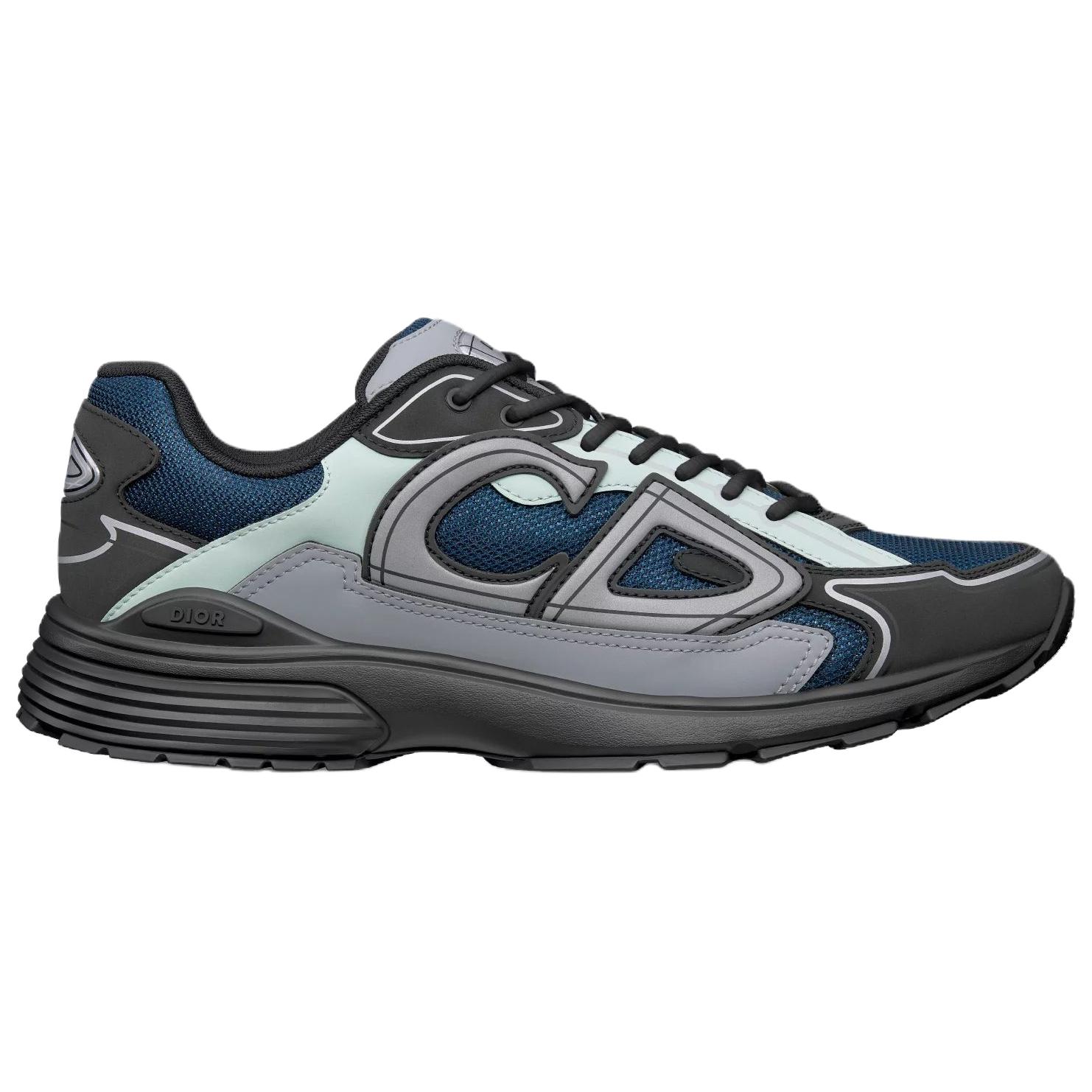 DIOR B30 Countdown Low top повседневные туфли мужские синий мятный — фото 3