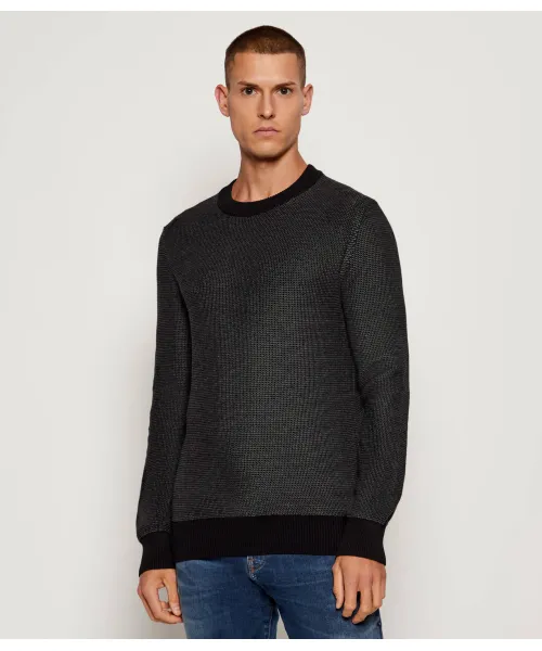 

Свитер Клапок Regular fit Boss Orange, черный