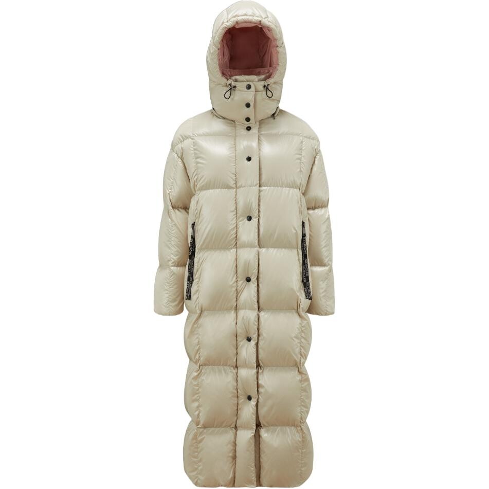 

Пуховик женский светло-бежевый Moncler