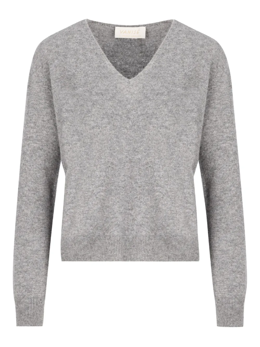 

Кашемировый свитер с V-образным вырезом Vanisè, серый