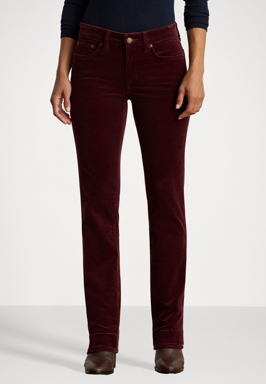 

Брюки Lauren Ralph Lauren STRETCH CORDUROY STRAIGHT TROUSER, Dark Garnet/Dark Red