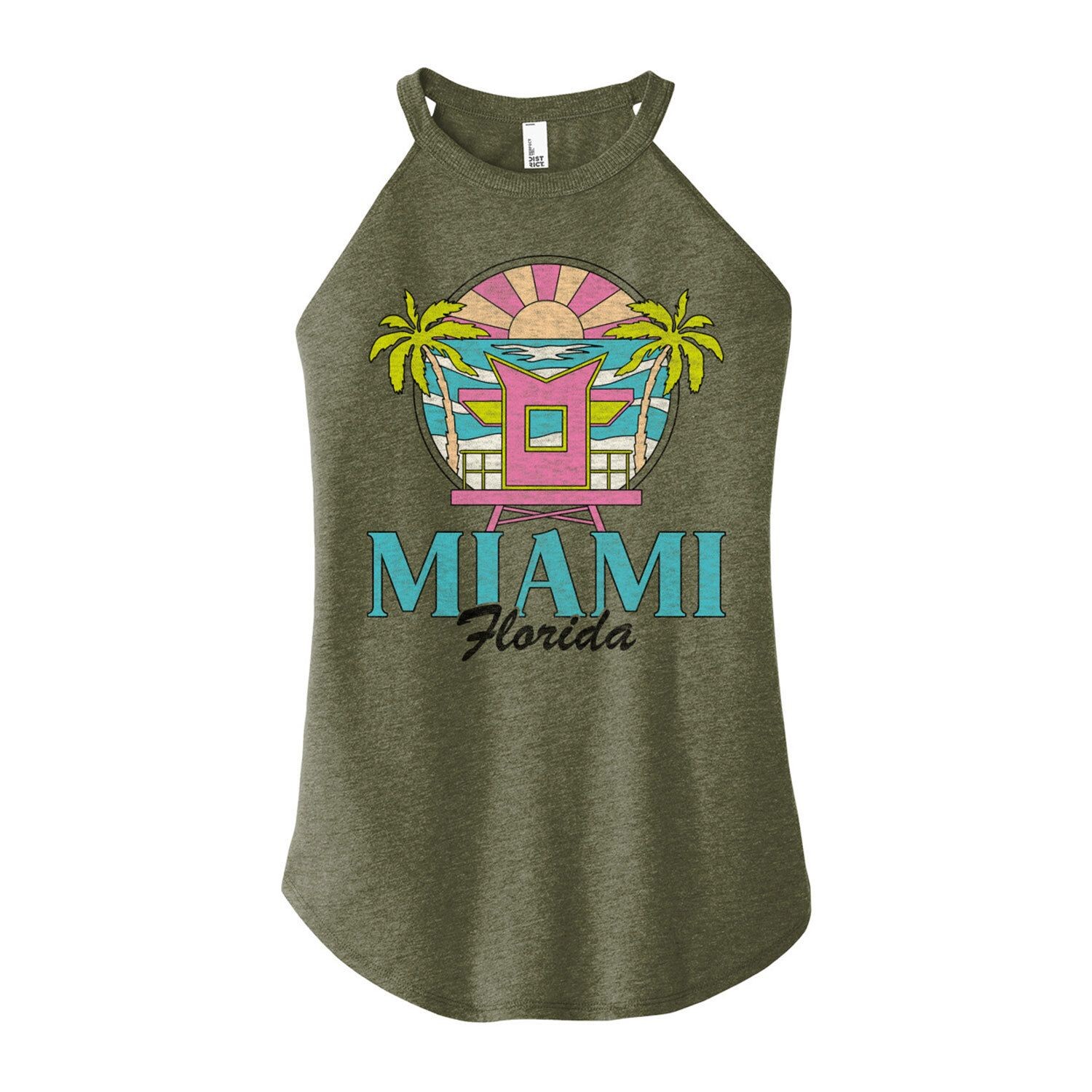 

Майка с высоким воротником и рисунком для юниоров Miami Licensed Character