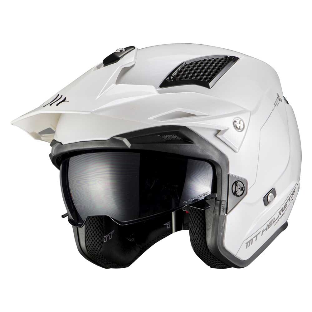 

Открытый шлем MT Helmets District SV S Solid, белый