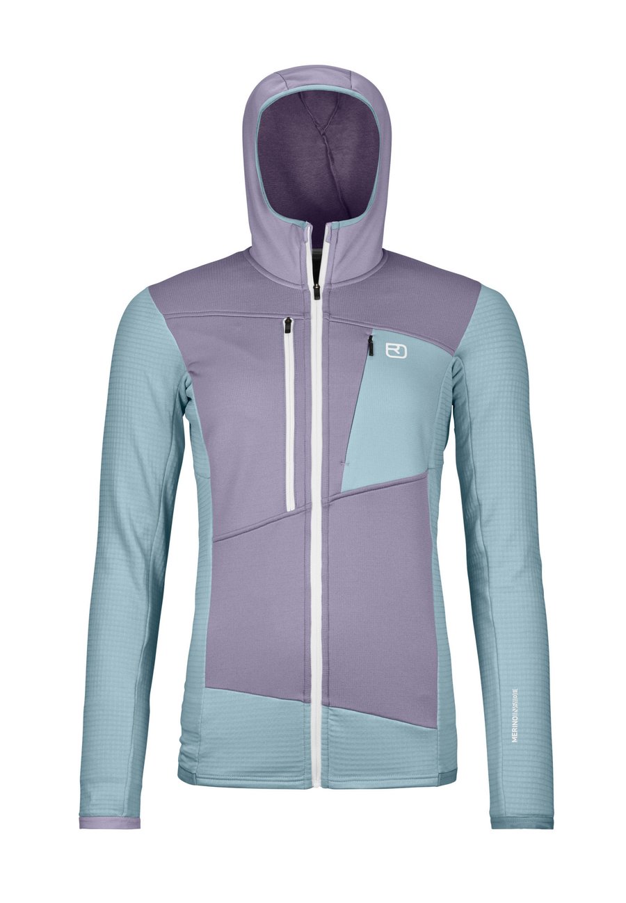 

Флисовая куртка ORTOVOX FLEECE GRID HOODY, Glacier Grey/Blue-Grey
