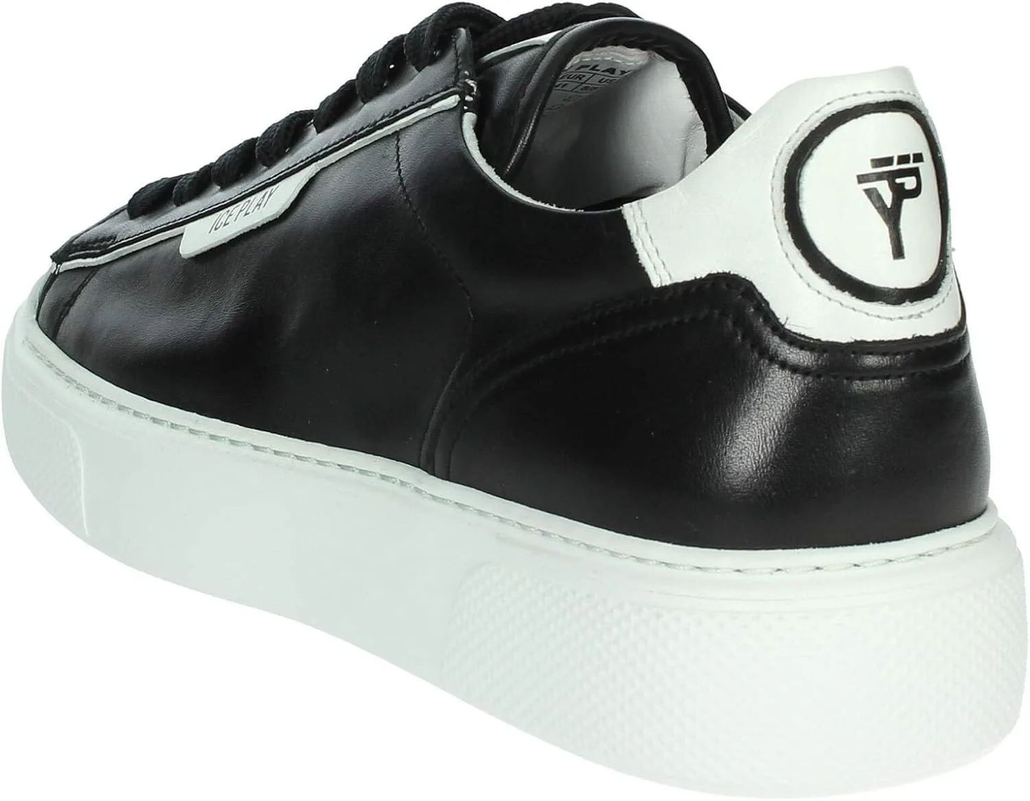 Кроссовки Ice Play TENDER001M/3L1 Low Trainers, черно-белые — фото 2
