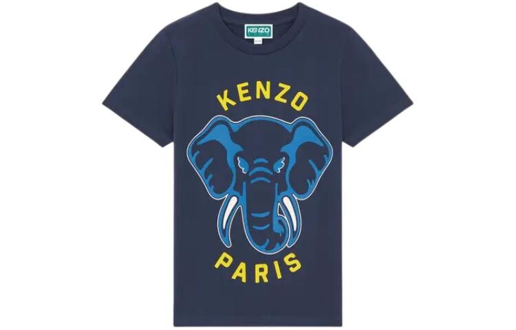 

Детская футболка Kenzo, темно-синий