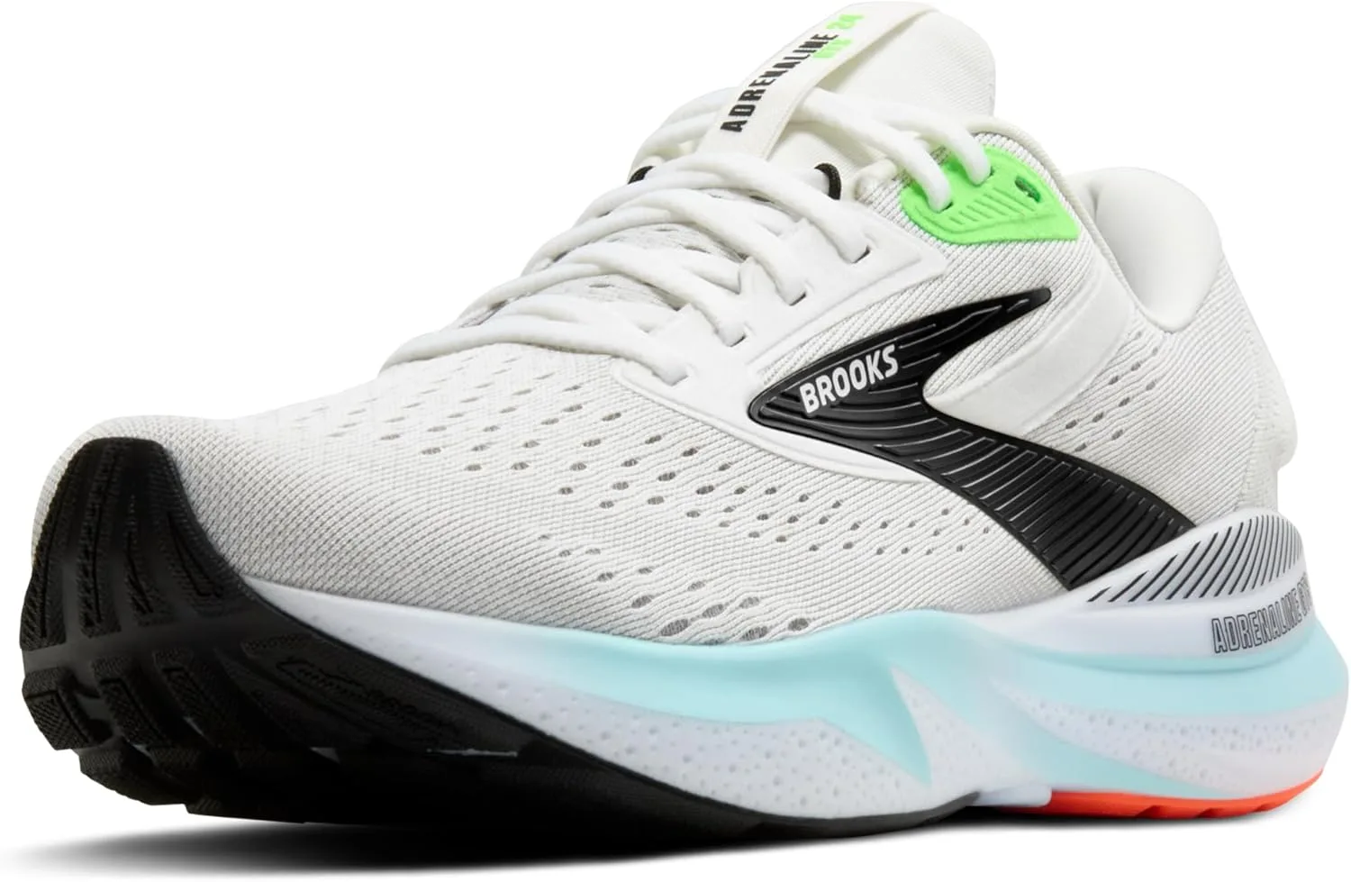 Мужские беговые кроссовки Brooks Adrenaline GTS 24 с поддерживающей подошвой, белый