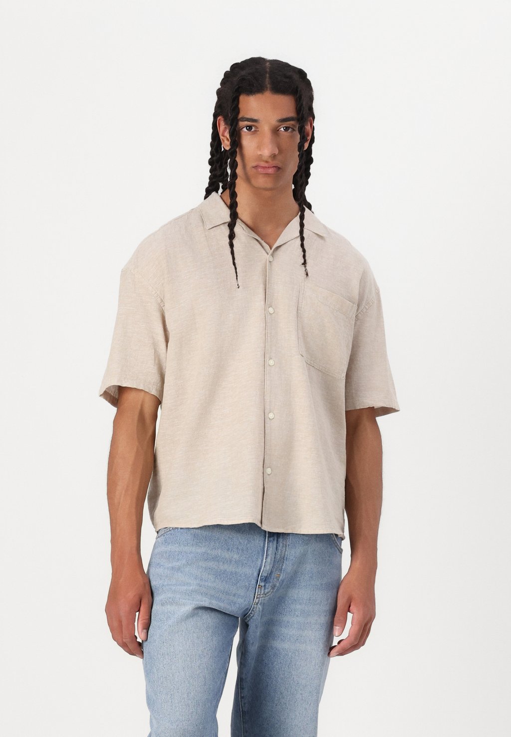 

Рубашка ONSCAIDEN LIFE RELAX RESORT Only & Sons, бежевый