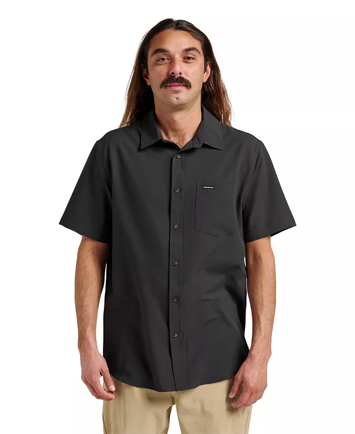

Мужская классическая рубашка Allport с коротким рукавом Quiksilver, черный