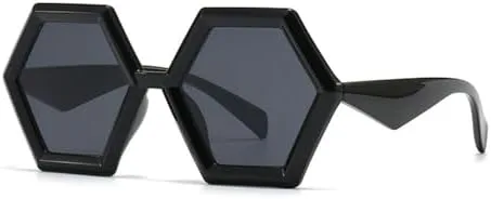 

Солнцезащитные очки в стиле ретро Polygon 2027 для женщин, градиентные линзы, защита от УФ-излучения UV400 для мужчин, двухцветные солнцезащитные очки MTZJH, 1