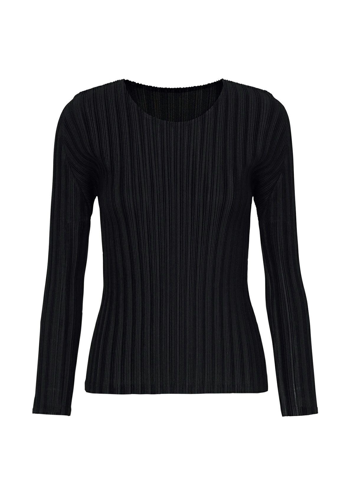 

Топ rib pleats basics Pleats Please Issey Miyake, черный