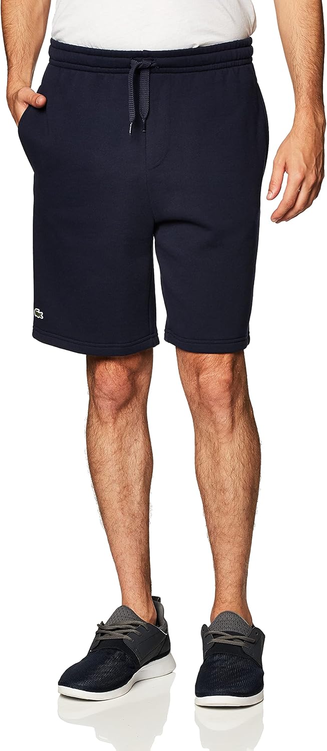 

Lacoste мужские спортивные теннисные флисовые шорты, Navy Blue