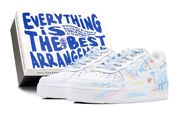 

Мужские кроссовки для скейтбординга Nike Air Force 1, White