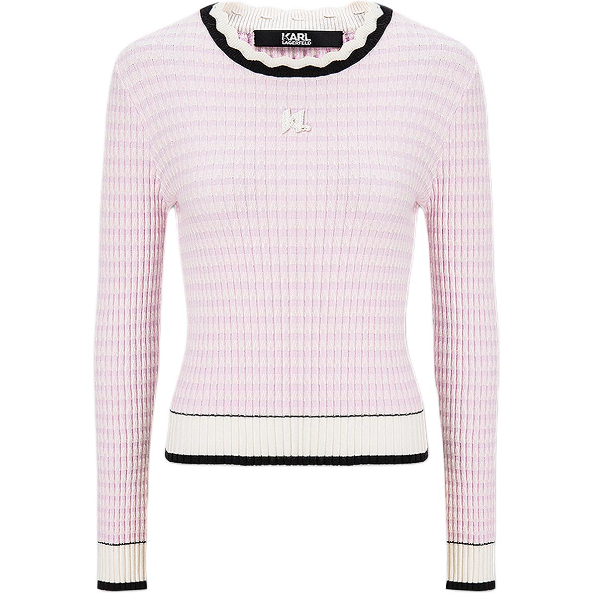 

Топ KARL LAGERFELD FW25 для женщин KARL LAGERFELD / Karl Lagerfeld Jeans, розовый