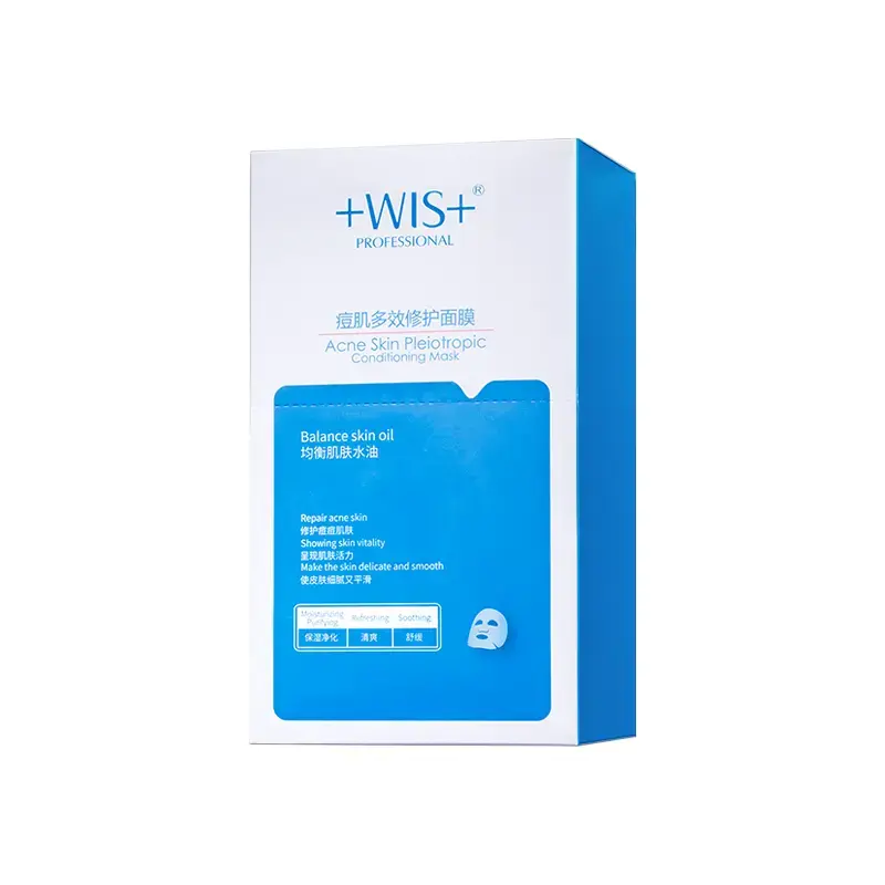 

Многофункциональная маска для лица для проблемной кожи увлажняющая гидролипидный баланс unisex для жирной и комбинированной кожи WIS