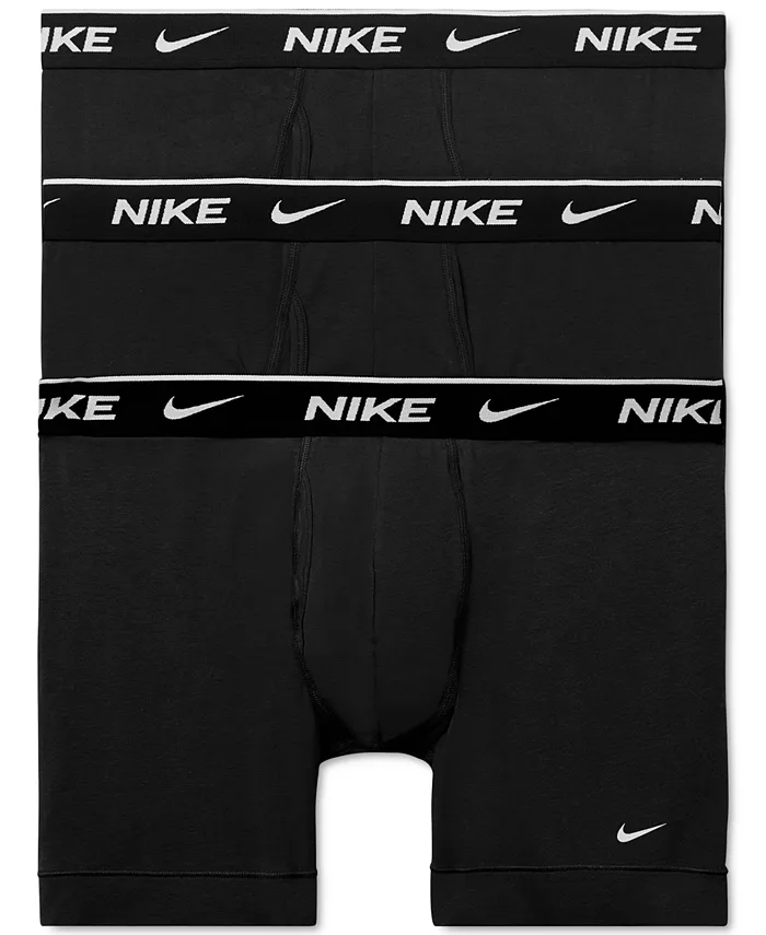 

Мужские боксеры 3 шт. Dri-FIT Essential Cotton Stretch Nike, черный