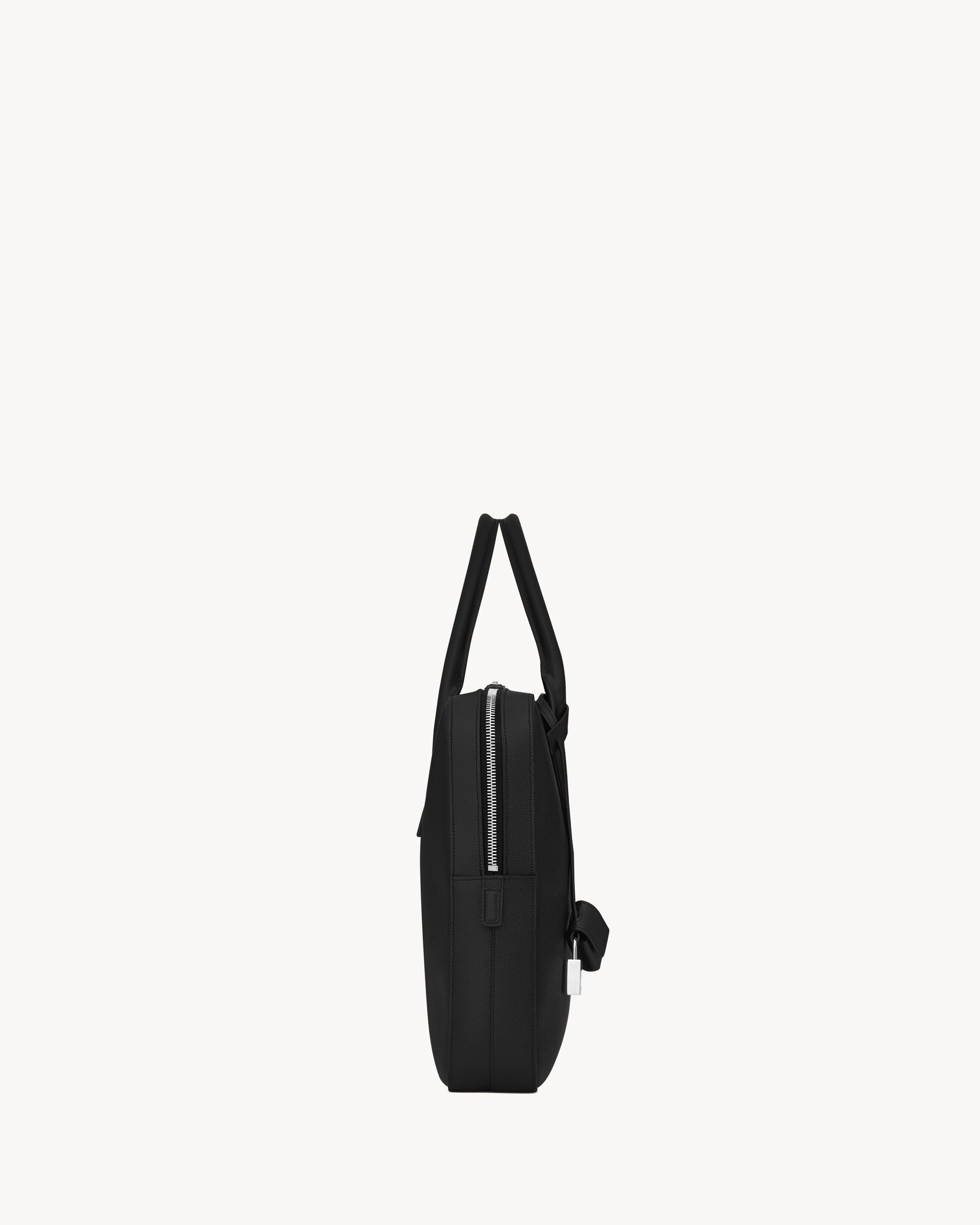 Фирменный небольшой портфель Saint Laurent, черный — фото 3