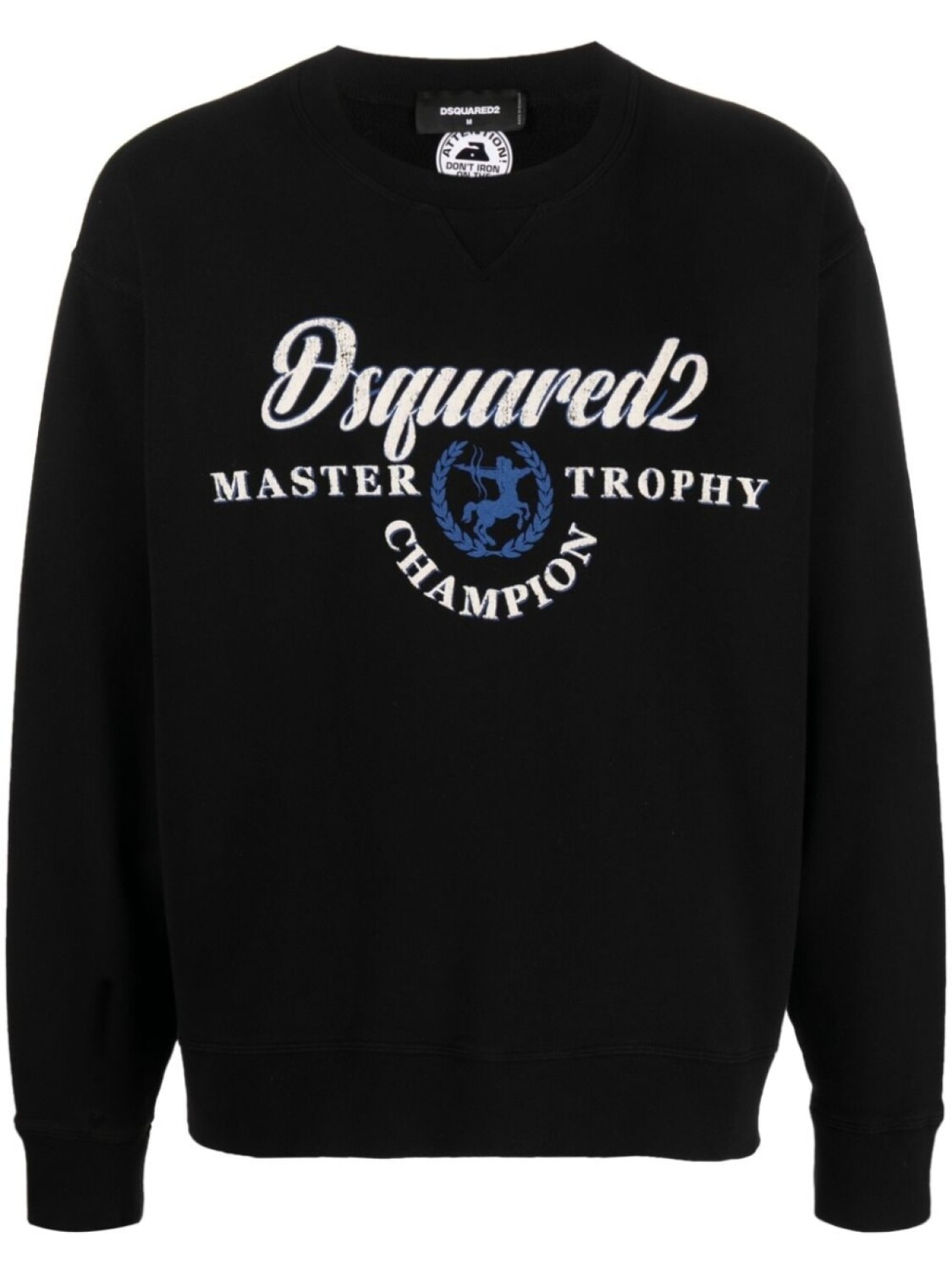 

Dsquared2 logo-print cotton sweatshirt, черный