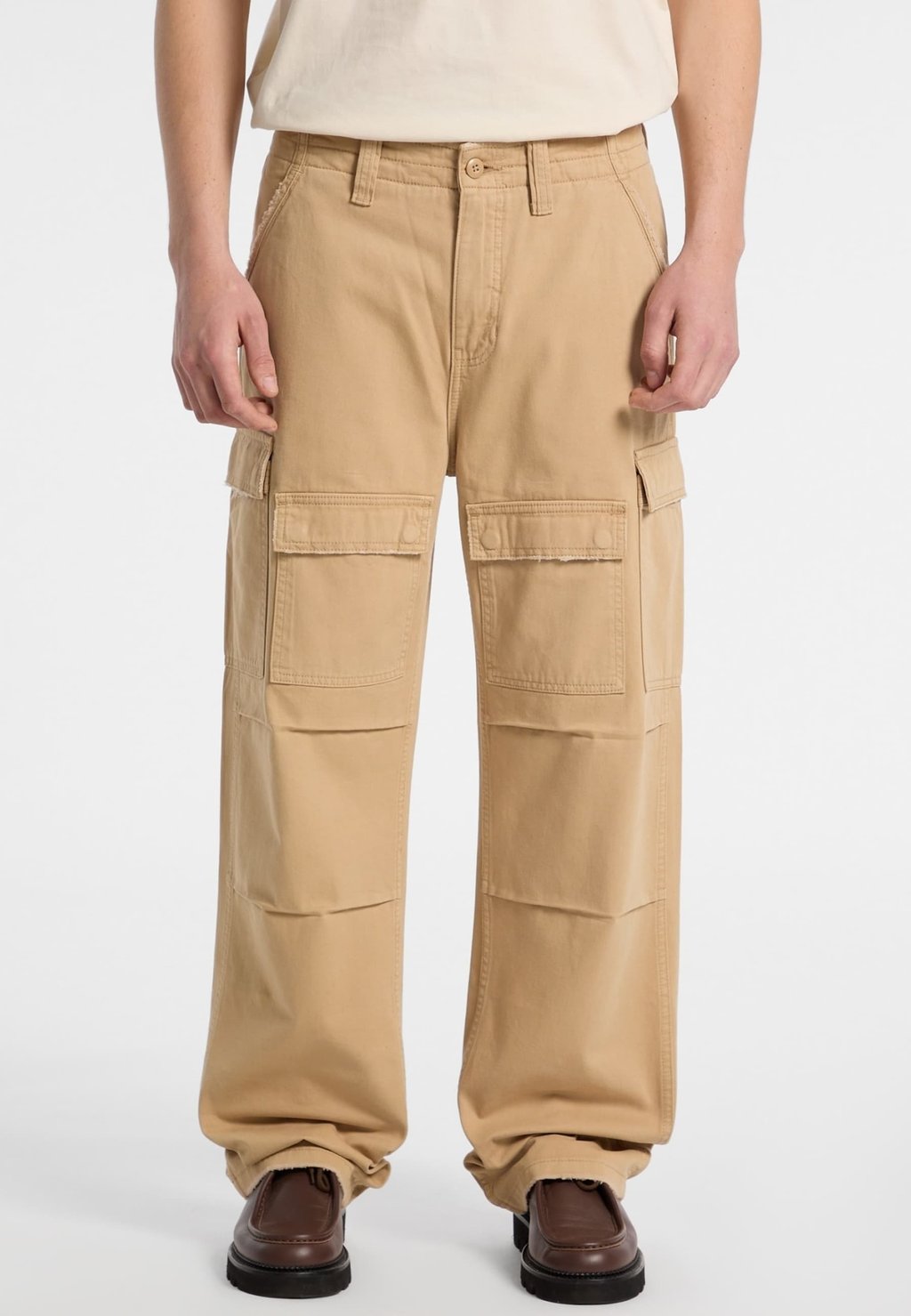 

Брюки карго TWILL Guess, коричневый