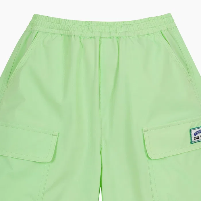 Детские лавандовые эластичные шорты 5.5/4 от Benetton Kids — фото 3