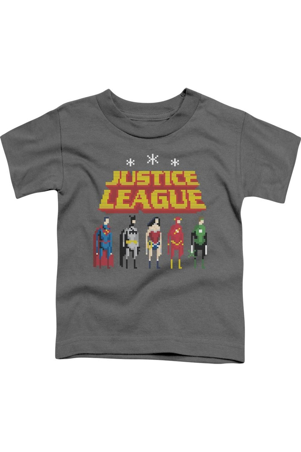 

Футболка с коротким рукавом для детей "Лига справедливости Америки" Standing Below Gildan, Charcoal