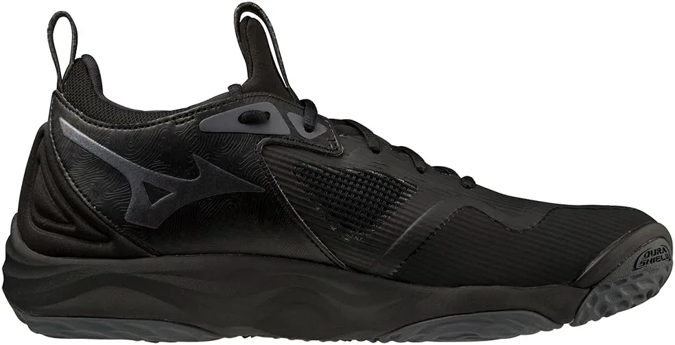 Мужские волейбольные кроссовки Mizuno Wave Momentum 3, Black Grey — фото 3