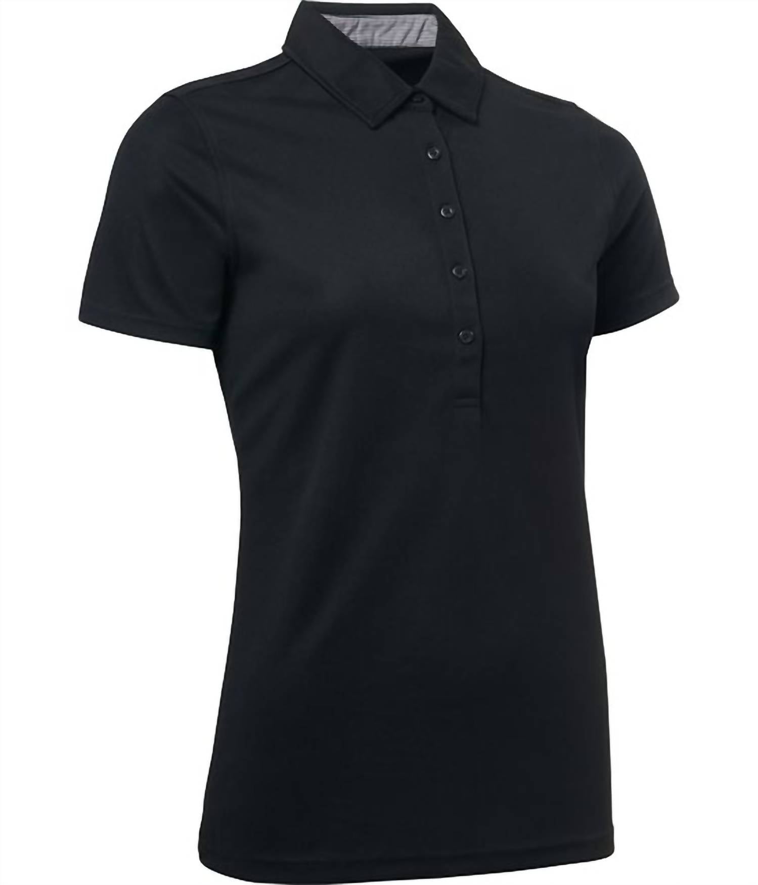 

Женщины Оливия Поло в черном цвете Abacus Sportswear US