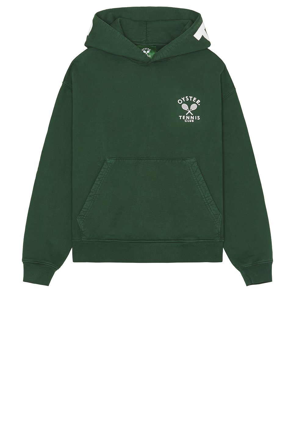 

Толстовка с капюшоном "Tennis club" Oyster, green