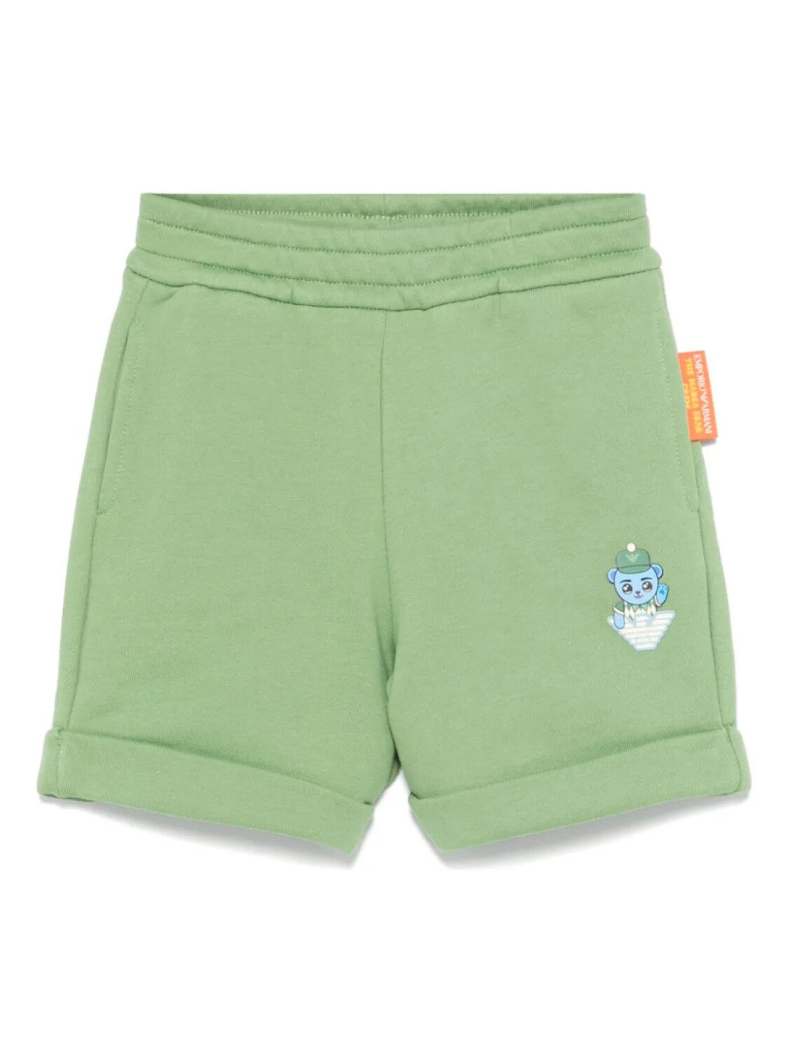 

Emporio Armani Kids шорты Manga Bear Crew, зеленый