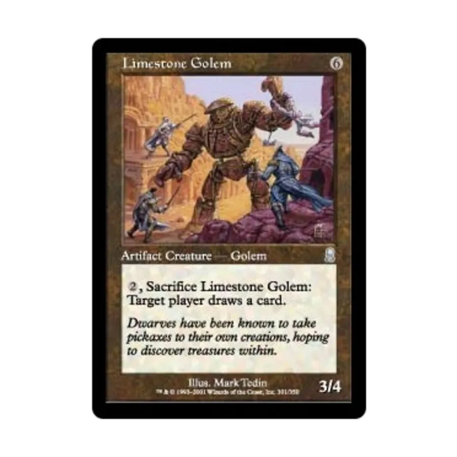 

CCG Известняковый голем (U), MTG - Odyssey
