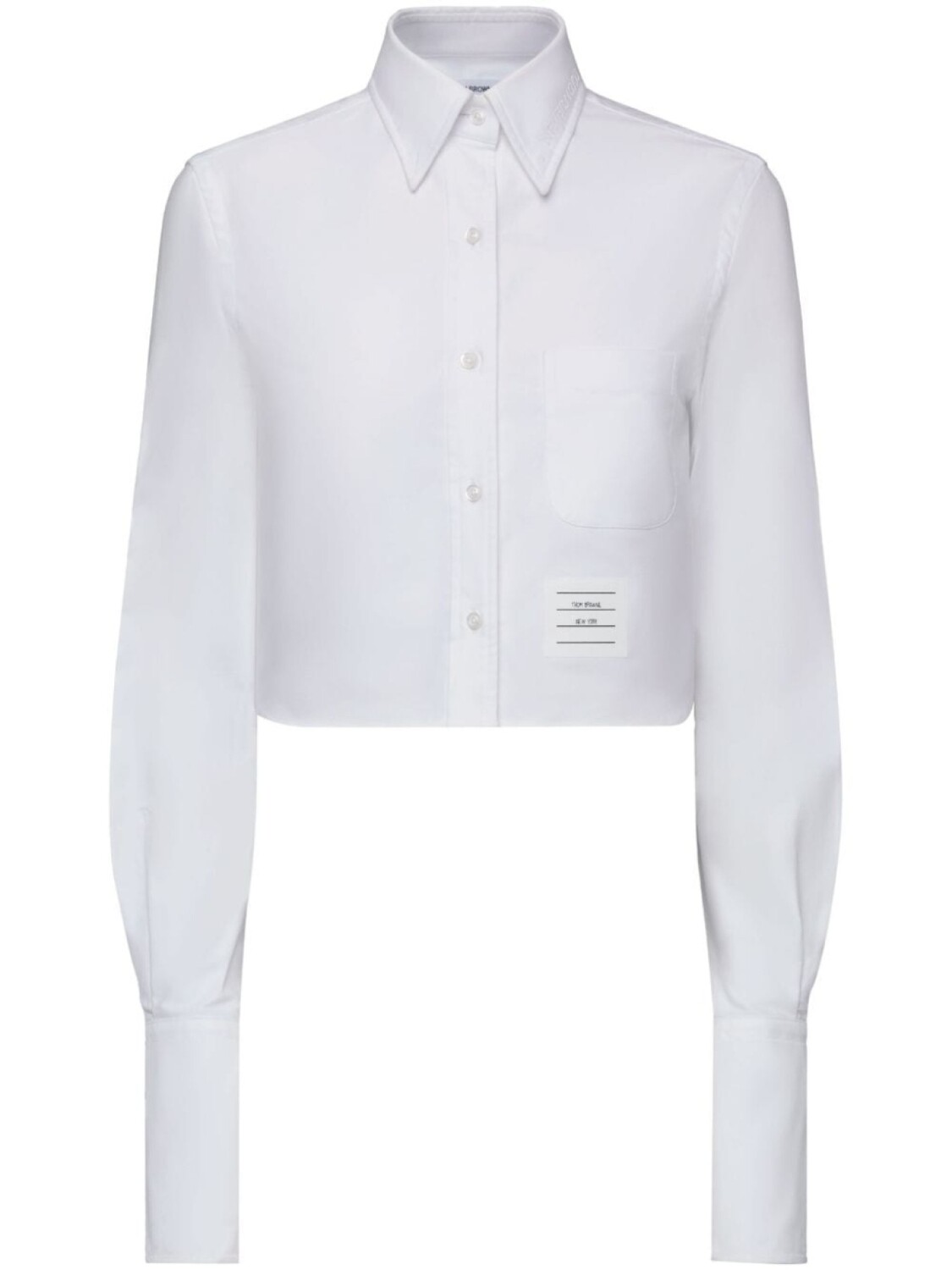 

Футболка с нашивкой Thom Browne Armband and Flag, белый