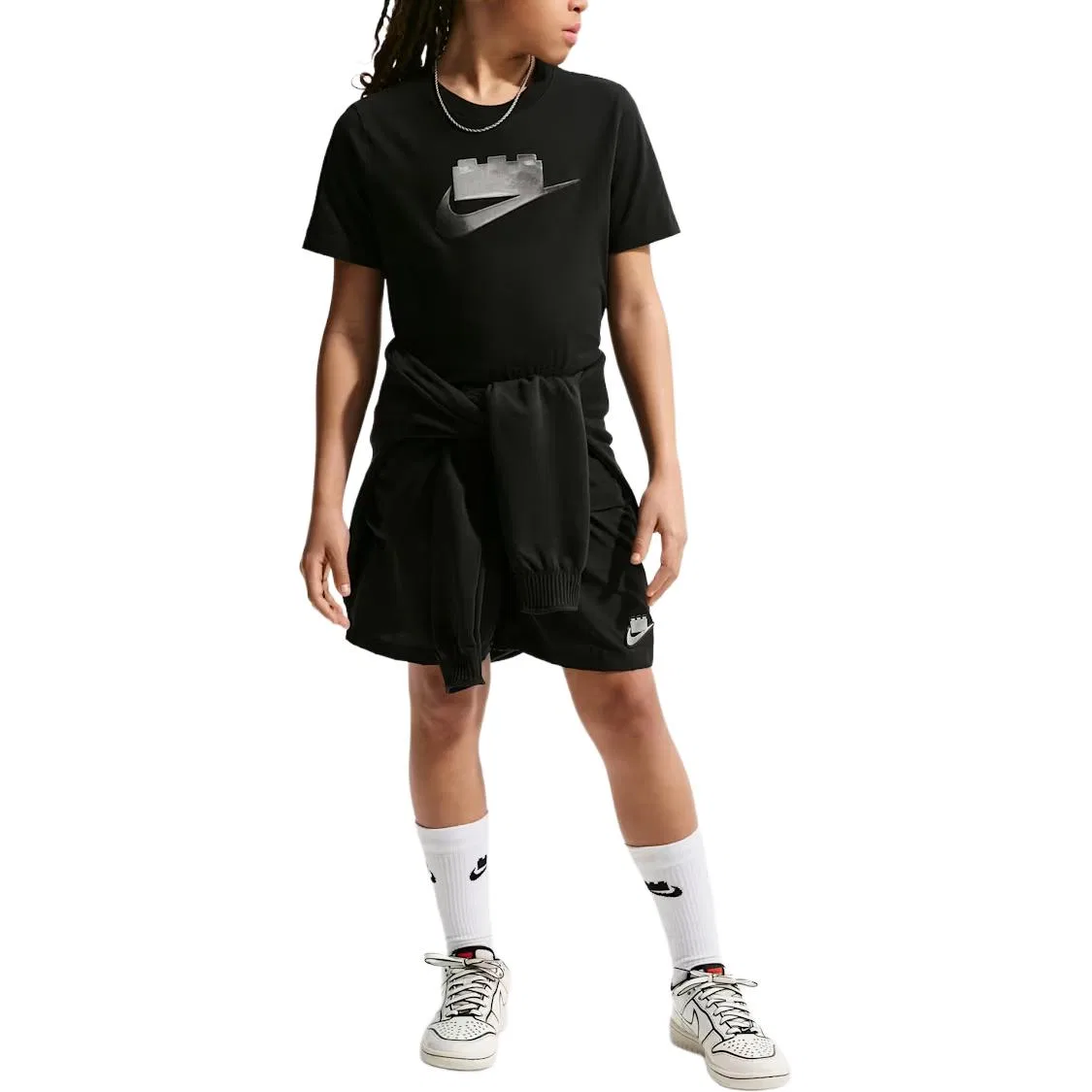 Футболка детская Nike X LEGO Crew Neck Black — фото 4