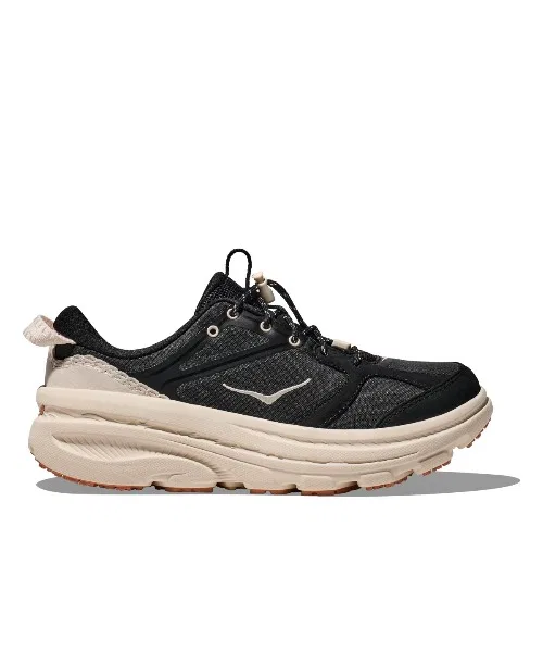 Унисекс кроссовки Kinetics HOKA U BONDI B3 бело-чёрные