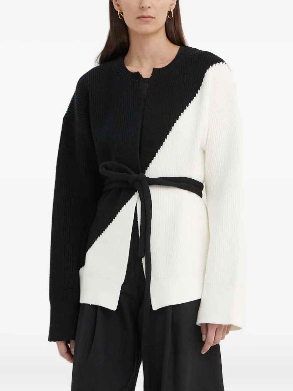 

Кардиган в рубчик Aeron, черный