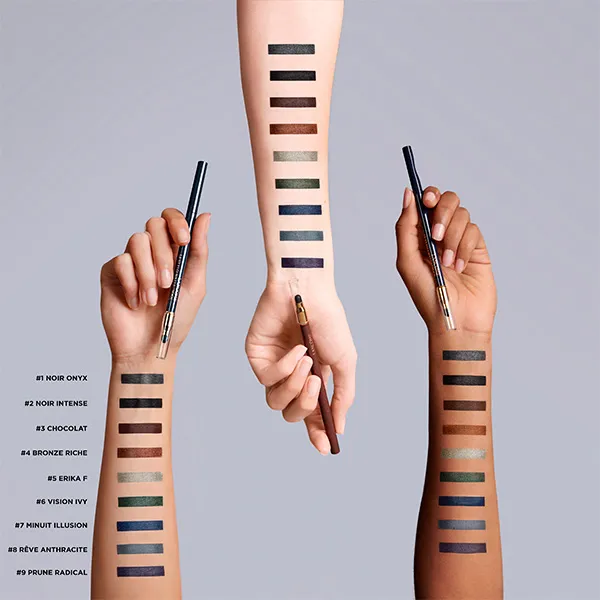 Высокоточный долговечный карандаш для глаз Le Stylo Waterproof Lancôme, цвет chocolat — фото 4